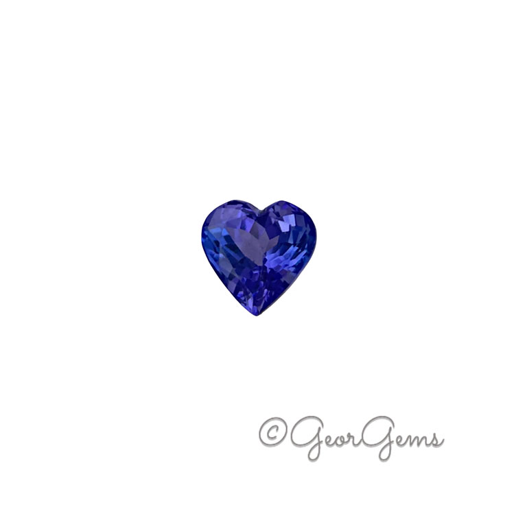 27400 0.97ct Tanzanite - Heart Shape