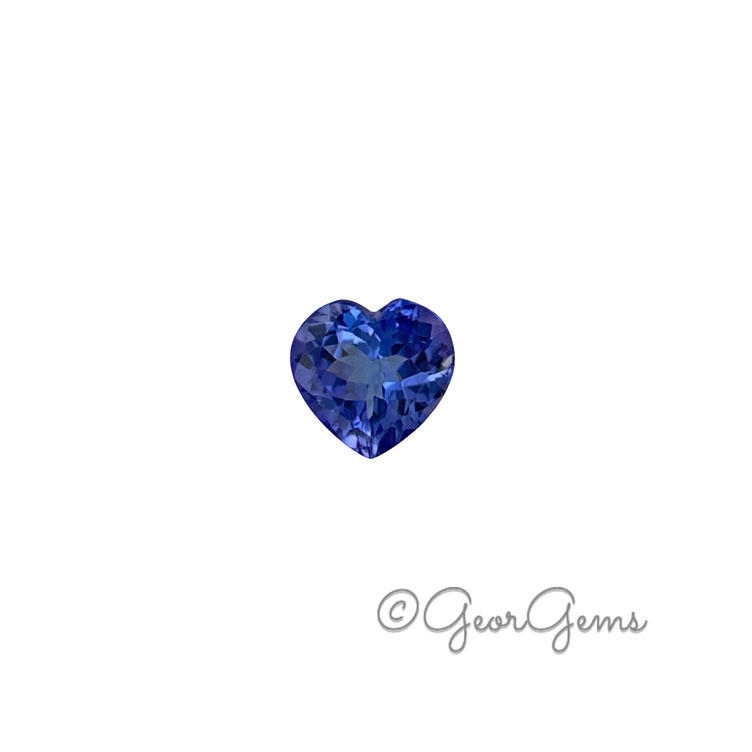 27401 0.78ct Tanzanite - Heart Shape
