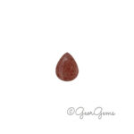 5.99ct Strawberry Quartz - Pear Shape Cabochon
