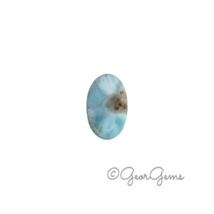 25.35ct Larimar - Oval Cabochon