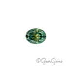 Teal Moissanite - Oval (8x6mm)