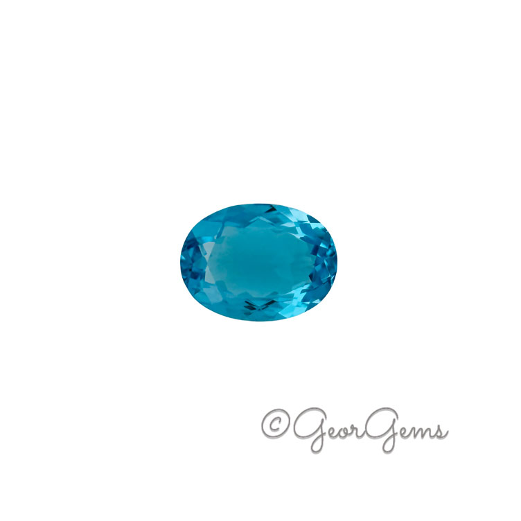 27469 5.08ct Swiss Blue Topaz - Oval