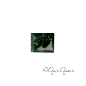 3.39ct Moss Agate - Rectangular Step Cut