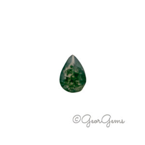 2.03ct Moss Agate - Pear Shape