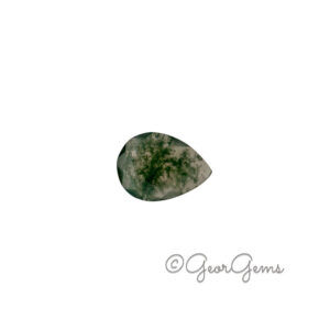 1.78ct Moss Agate - Pear Shape