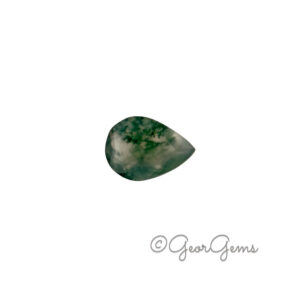 1.61ct Moss Agate - Pear Shape