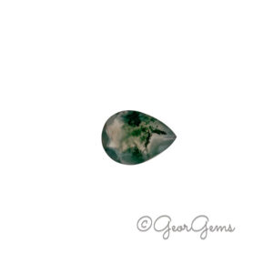 2.25ct Moss Agate - Pear Shape