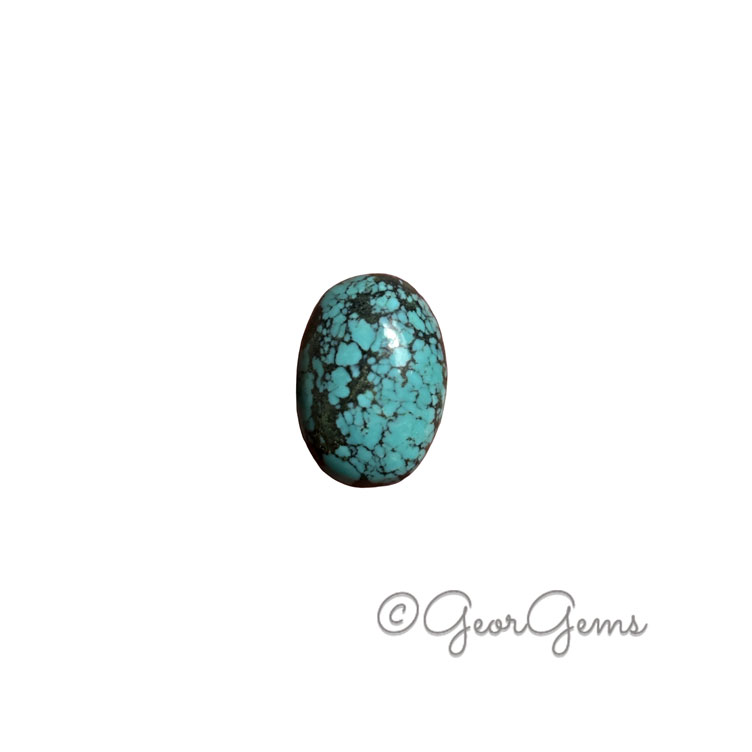 27716 11.87ct Turquoise - Oval Cabochon
