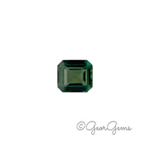 1.14ct Teal Sapphire - Emerald Cut