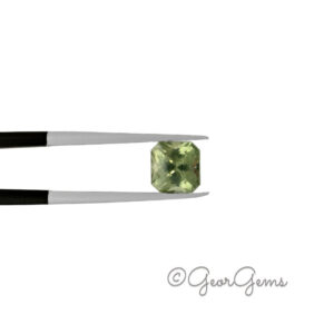 1.59ct Green Sapphire - Radiant