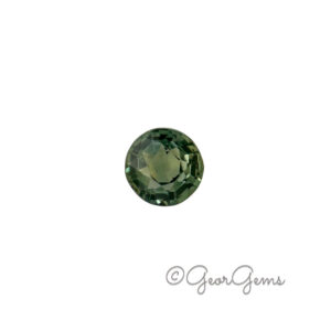 1.53ct Peacock Sapphire - Round