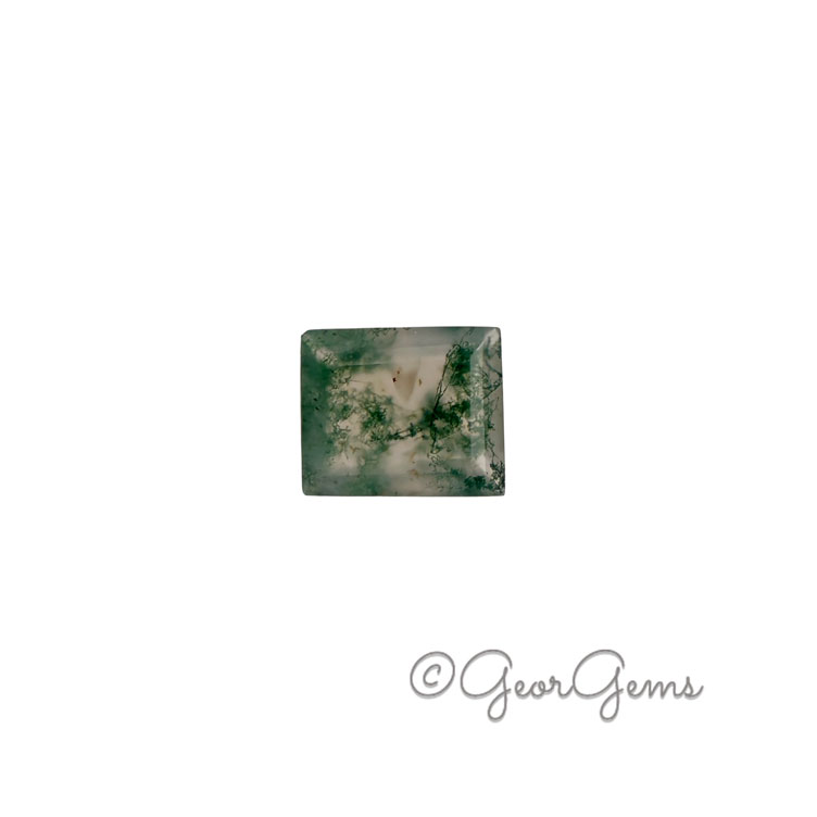 3.09ct Moss Agate – Rectangular Step Cut