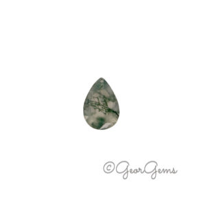 1.61ct Moss Agate - Pear Shape