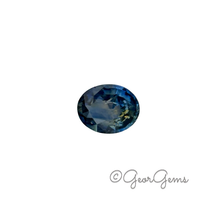 27812 1.08ct Peacock Sapphire - Oval