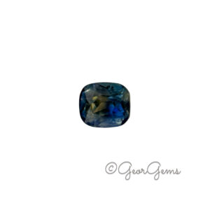 1.02ct Peacock Sapphire - Cushion