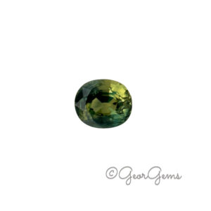 0.97ct Peacock Sapphire - Oval