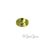 0.79ct Yellow Sapphire - Oval
