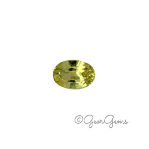 0.79ct Yellow Sapphire - Oval