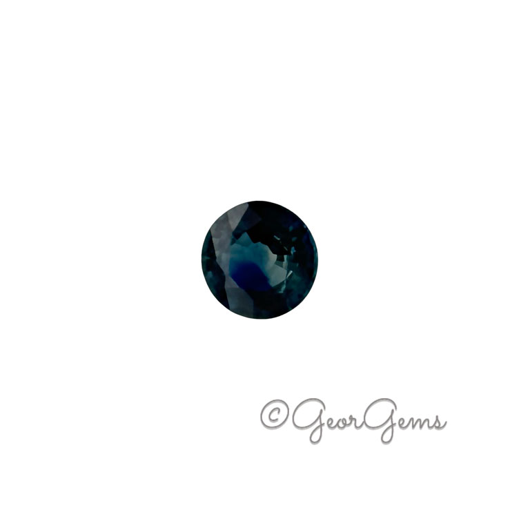 27826 0.92ct Blue Sapphire - Round