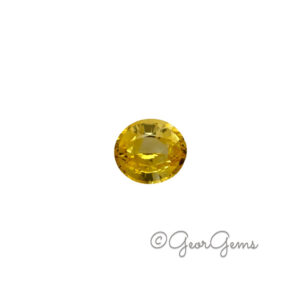 1.10ct Yellow Sapphire - Oval