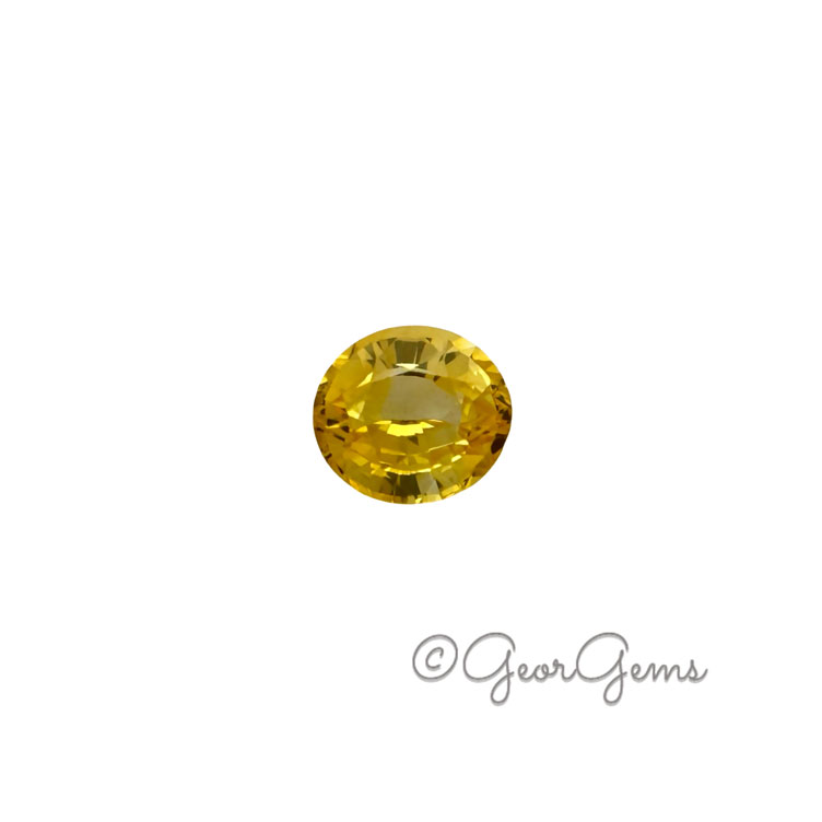 27827 1.10ct Yellow Sapphire - Oval