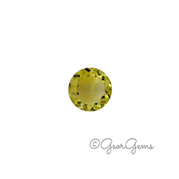 27447 8.77ct Lemon Quartz - Round