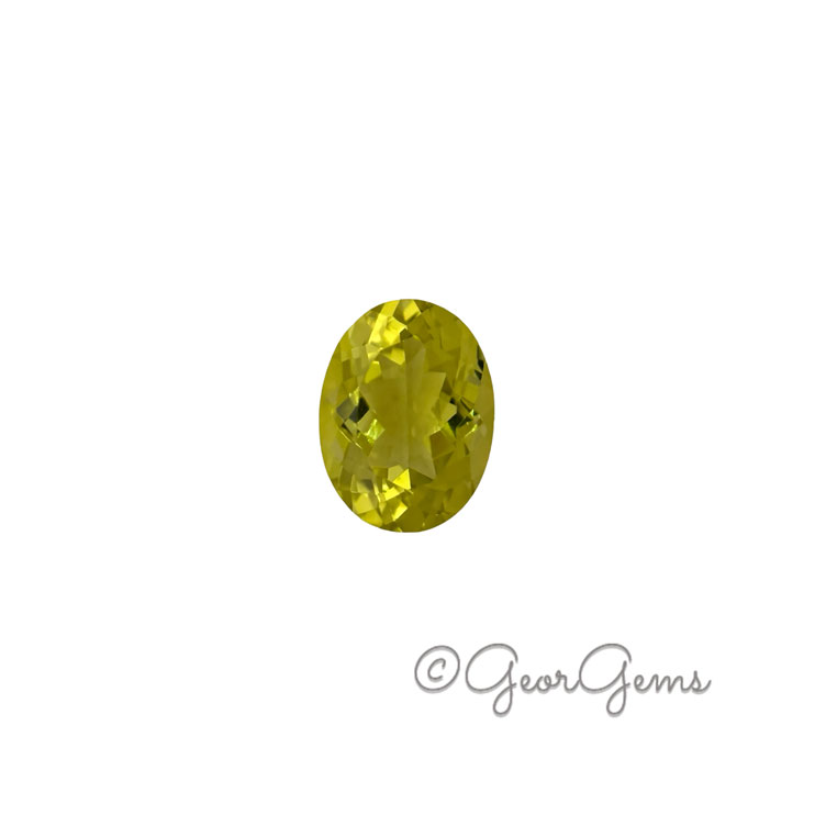 27454 9.23ct Lemon Quartz - Oval