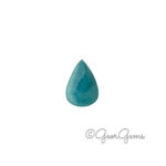 17.17ct Larimar - Pear Cabochon