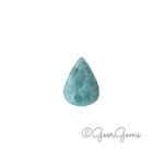 31.30ct Larimar - Pear Cabochon