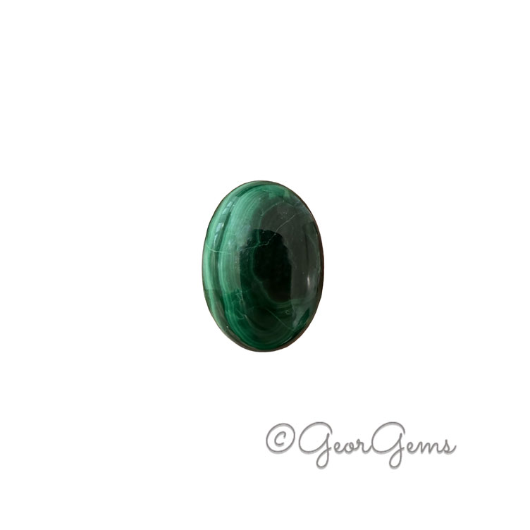 27788 61.71ct Malachite - Oval Cabochon