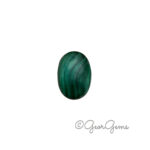 12.48ct Malachite - Oval Cabochon