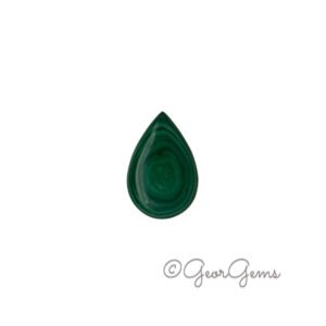 20.27ct Malachite - Pear Cabochon