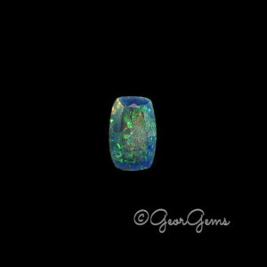 3.61ct Black Opal - Rectangular Cushion