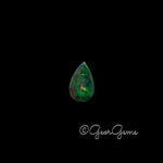4.42ct Black Opal - Pear Shape