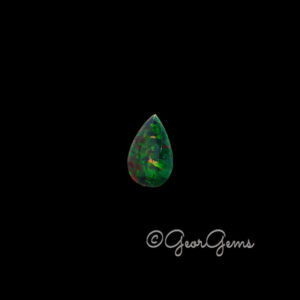 4.42ct Black Opal - Pear Shape