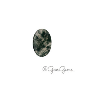 19.68ct Moss Agate - Oval Cabochon
