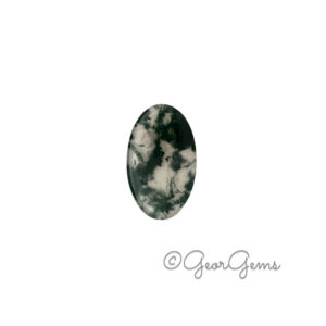 19.65ct Moss Agate - Oval Cabochon