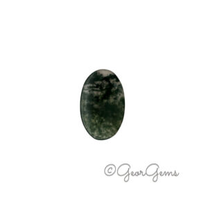 17.17ct Moss Agate - Oval Cabochon