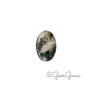 19.31ct Moss Agate - Oval Cabochon