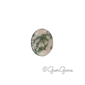 23.86ct Moss Agate - Oval Cabochon