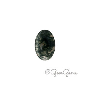 25.78ct Moss Agate - Oval Cabochon
