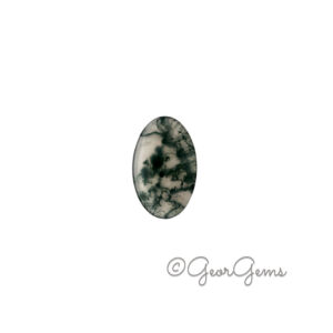 28.33ct Moss Agate - Oval Cabochon