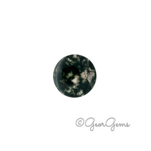 35.71ct Moss Agate - Round Cabochon