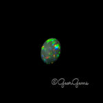 17.34ct Black Opal - Oval Cabochon