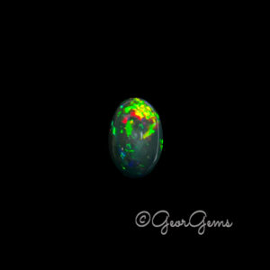 17.84ct Black Opal - Oval Cabochon