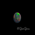 14.17ct Black Opal - Oval Cabochon