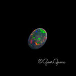 14.17ct Black Opal - Oval Cabochon
