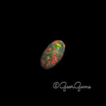 13.67ct Black Opal - Oval Cabochon