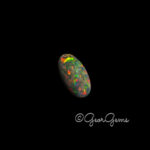 13.67ct Black Opal - Oval Cabochon