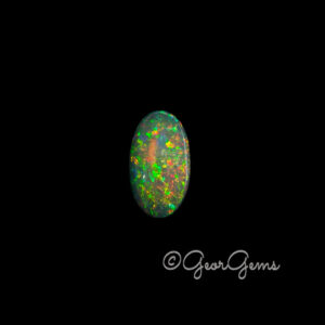 10.35ct Black Opal - Oval Cabochon